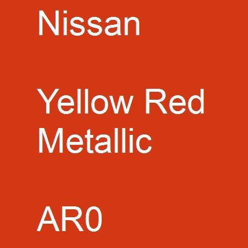 Nissan, Yellow Red Metallic, AR0.